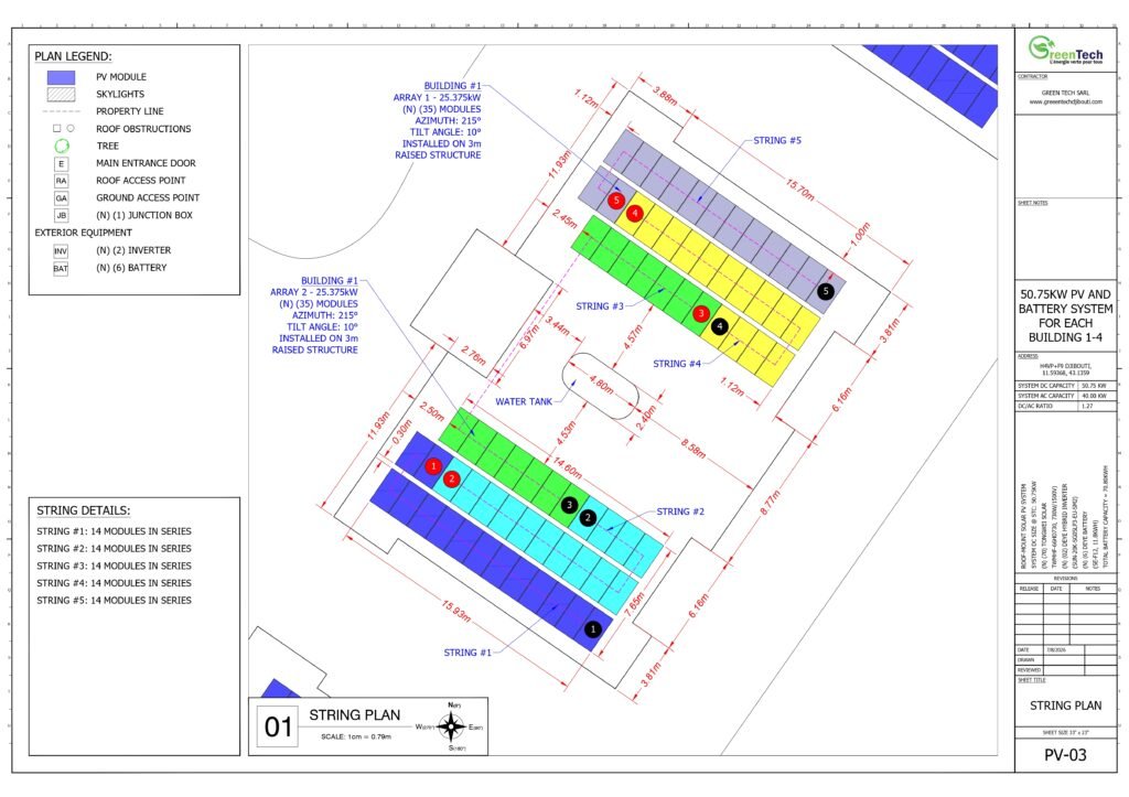 Waafi Residence Building String Plan